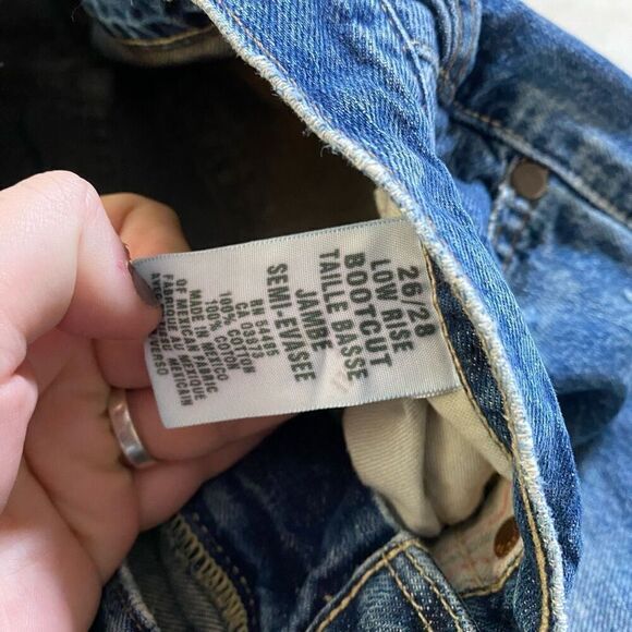 Vintage Y2K American Eagle Low Rise Bootcut Jeans - Picture 5 of 5